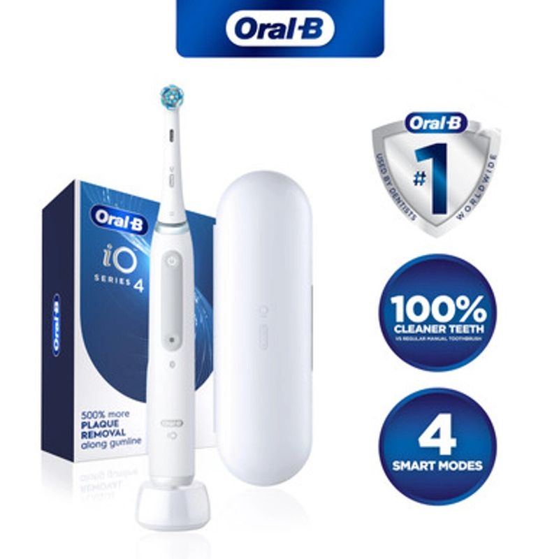 Electric Toothbrush - Oral-B iO Series 4 (Alabaster White)