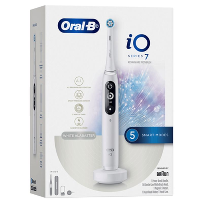 Electric Toothbrush - Braun Oral B iO Series 7 (Black Alabaster White)