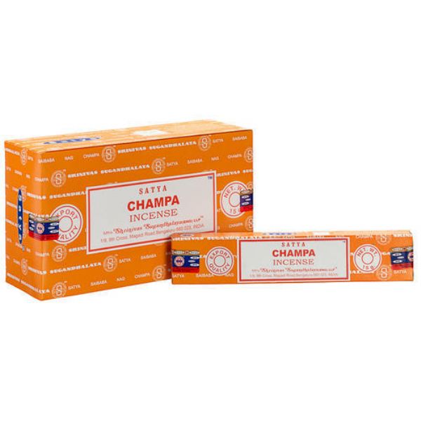 Incense  - Satya Champa 15gm x 12 Packets