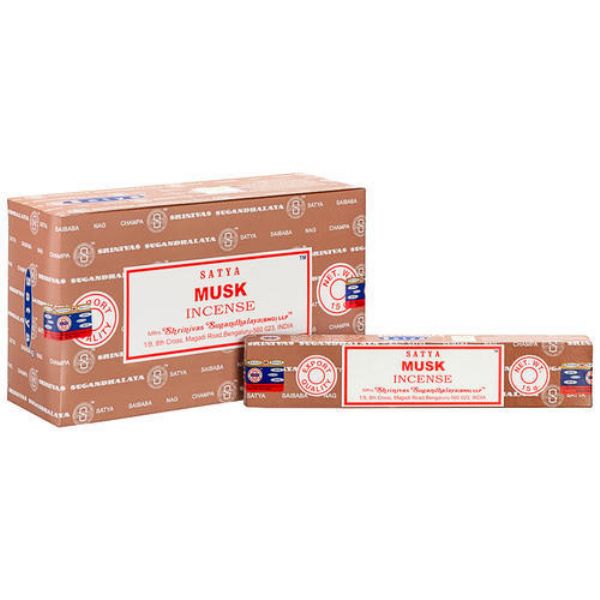 Incense  - Satya Musk 15gm x 12 Packets