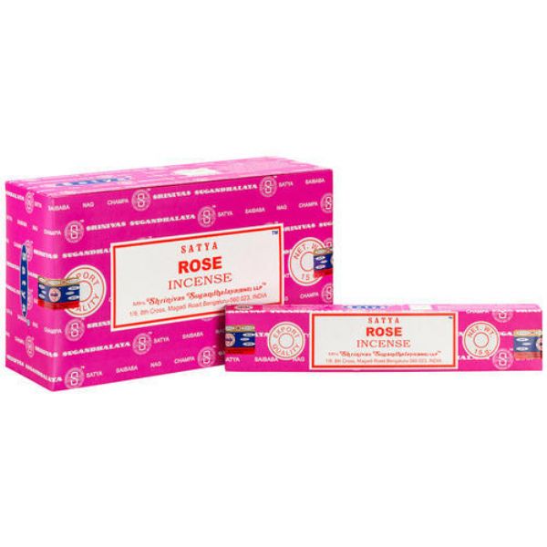 Incense  - Satya Rose 15gm x 12 Packets