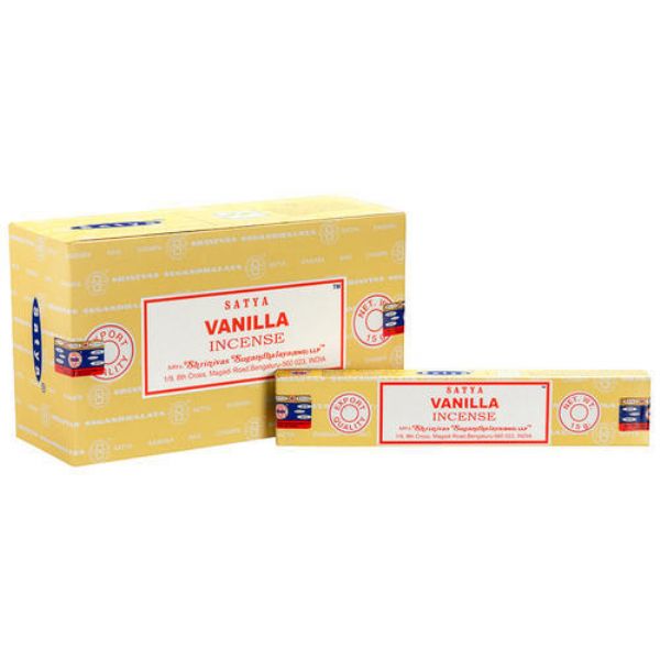Incense  - Satya Vanilla 15gm x 12 Packets