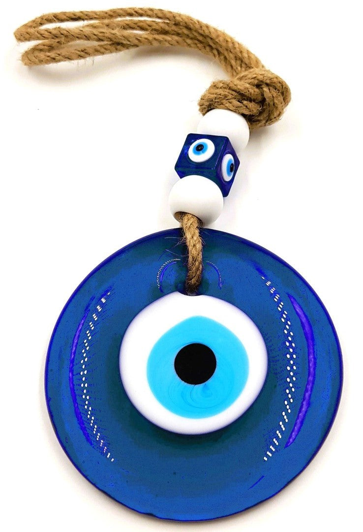 Wall Hanging - Turkish Glass Evil Eye (Set of 3)