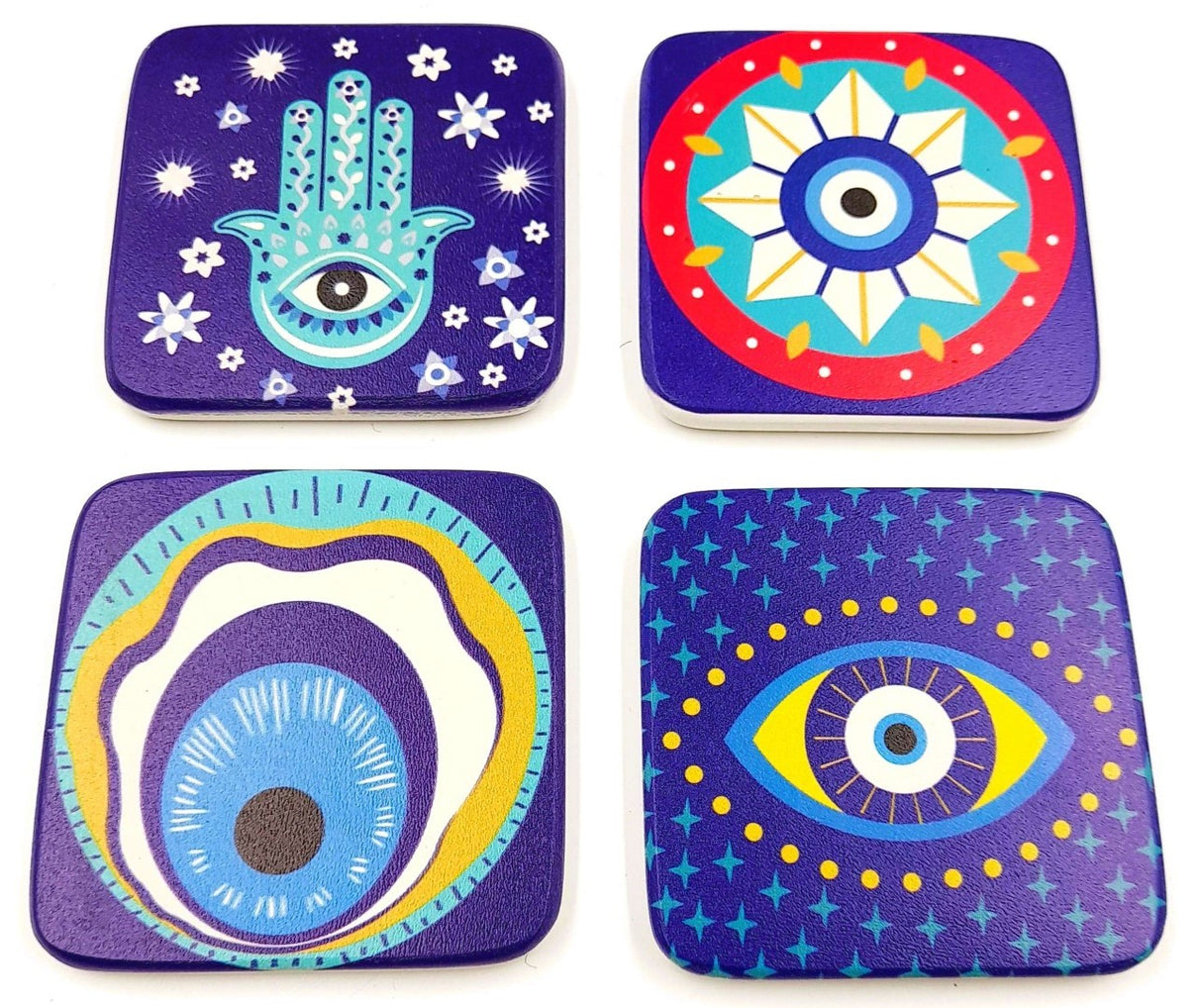 Coasters - Evil Eye 9cm (Set of 2 Assorted)