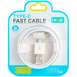 IVON CA20 USB to Type C- Pack of 5