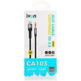 IVON CA103 AUX to iPhone- Pack of 5