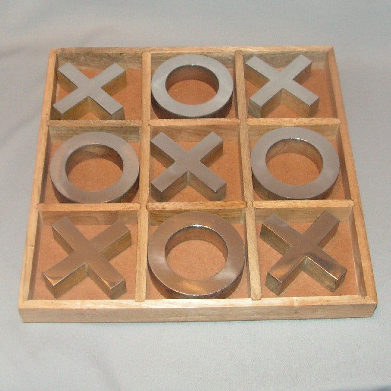 Tic Tac Toe - Chrome (32cm)