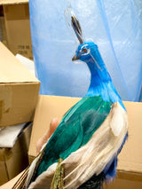 Ornament - Peacock - Natural Feather (Large)