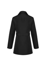 Ladies Studio Trench - Black - Size XL - Biz Collection