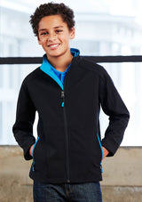 Kids Geneva Jacket - Black/Graphite - Size 16 - Biz Collection