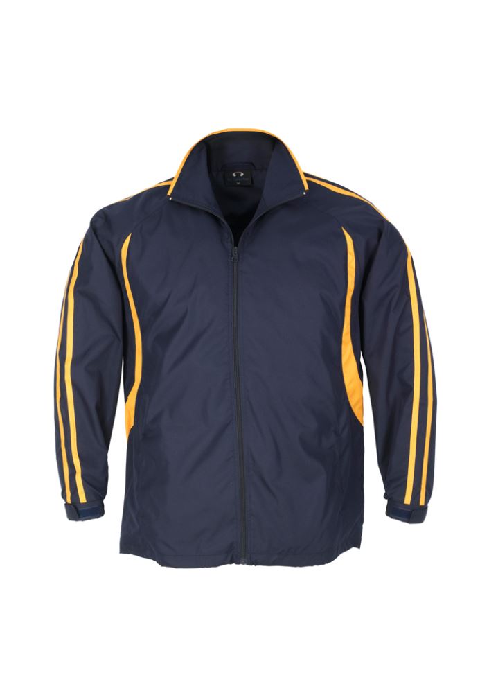 Adults Flash Track Top - Navy/Gold - Size 2XL - Biz Collection