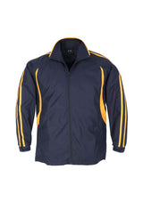 Adults Flash Track Top - Navy/Gold - Size 2XL - Biz Collection