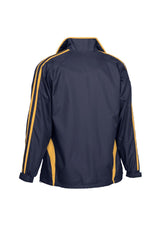 Adults Flash Track Top - Navy/Gold - Size 2XL - Biz Collection