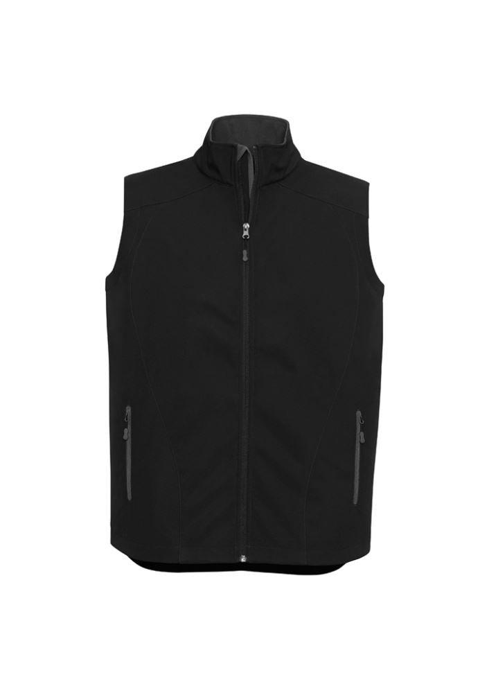 Mens Geneva Vest - Black/Graphite - Size 3XL - Biz Collection