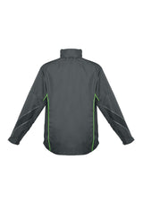 Kids Razor Team Jacket - Grey/Fluoro Lime - Size 6 - Biz Collection