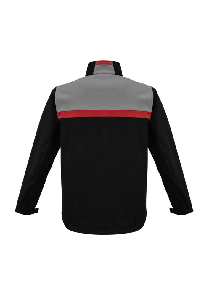 Unisex Charger Jacket - Black/Red/Grey - Size 5XL - Biz Collection