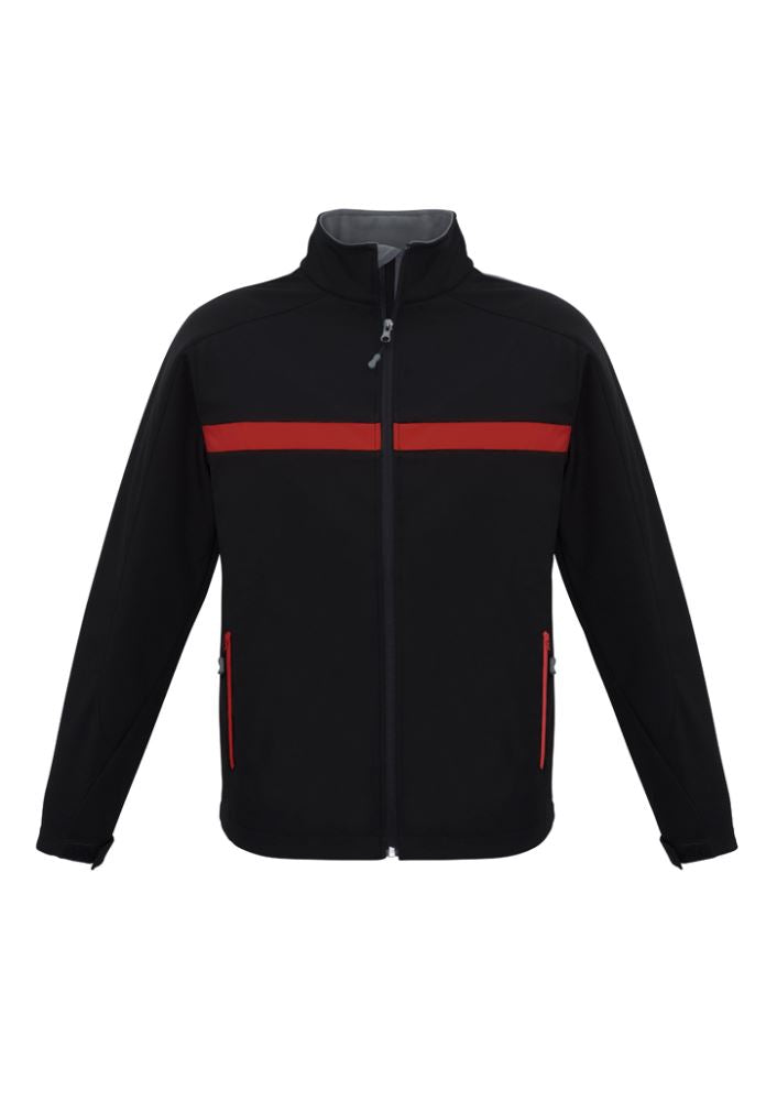 Unisex Charger Jacket - Black/Red/Grey - Size 5XL - Biz Collection