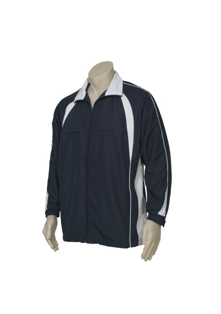 Kids Splice Track Top - Navy/White - Size 10 - Biz Collection