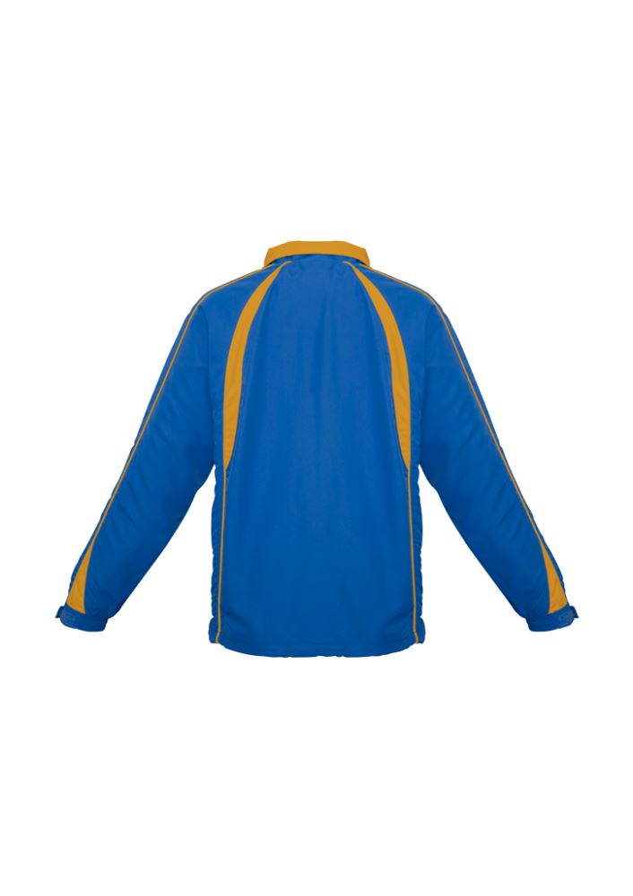 Kids Splice Track Top - Royal/Gold - Size 10 - Biz Collection