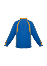 Kids Splice Track Top - Royal/Gold - Size 10 - Biz Collection