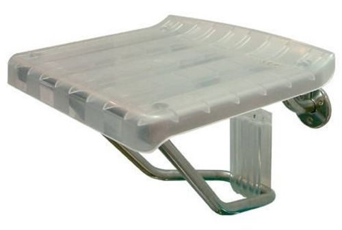 Wall Mounted Shower Seat - Domestic  - Brushed Stainless Steel