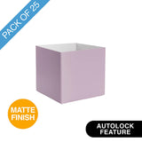 Mini Posy Box Matte Autolock Base Pk25 Dark Mauve