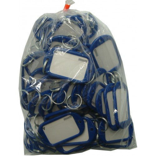 Key Tag "Jumbo" Blue Bag Of 50pce
