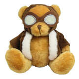 Soft Plush Toy -  Pilot Bear with Jacket and Goggles