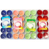 Assorted Tea Light Candles 10pk - Box of 10 Packs