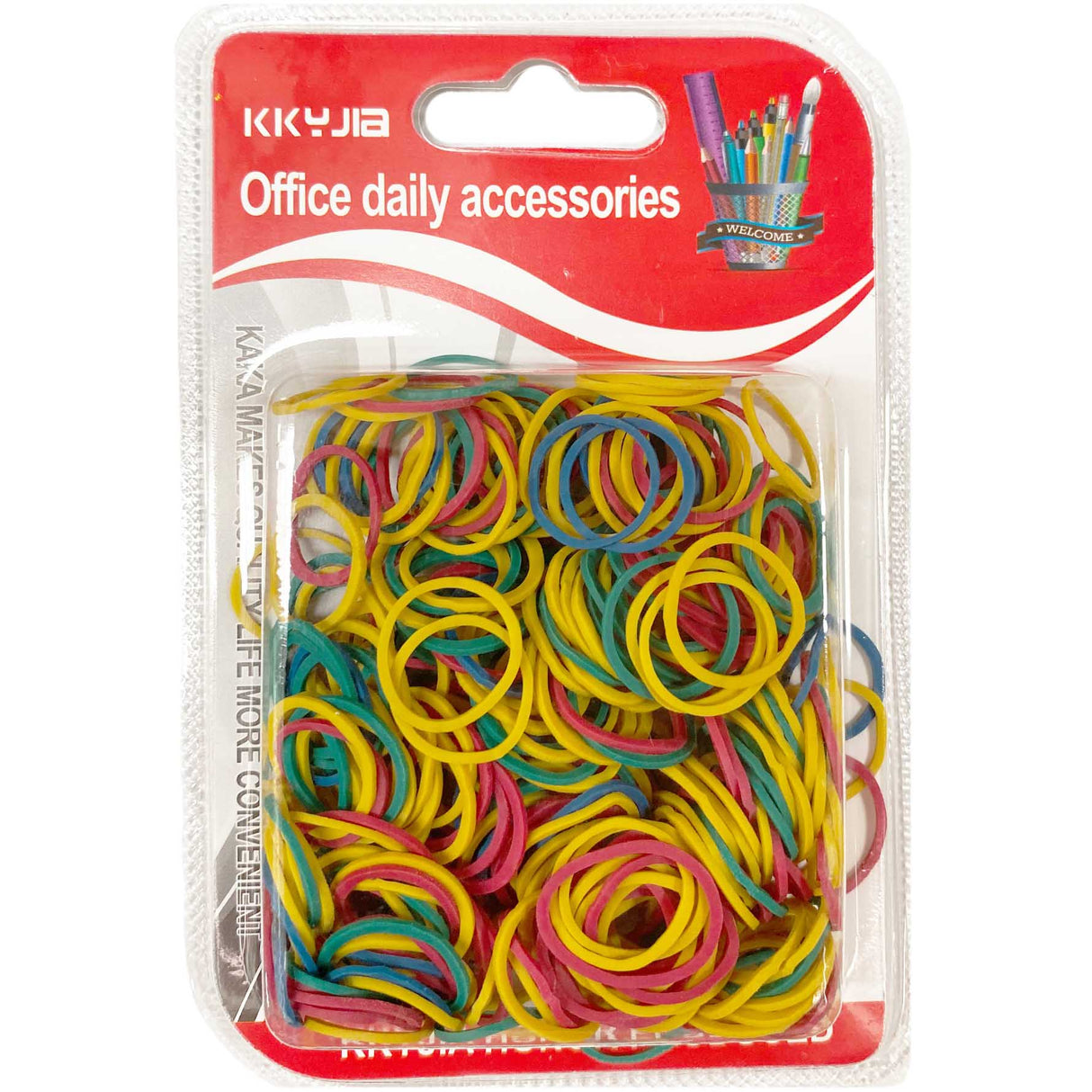 Rubber Bands Coloured 25g - Pack of 6