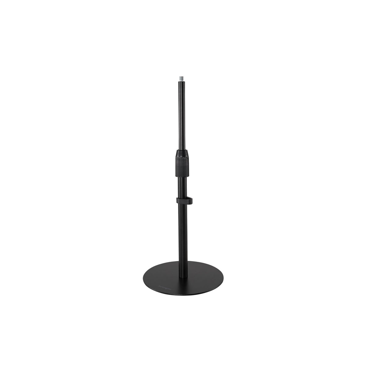 Kensington A1010 stand for webcams, mics, and lights, extending 300mm to 482mm for tidy video setups.