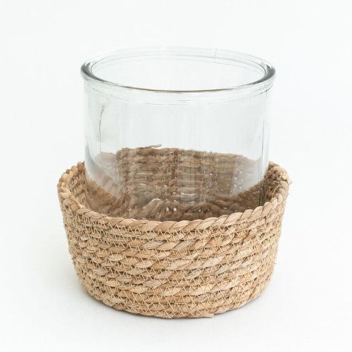 Straw Candle Holder - Laura (Medium)