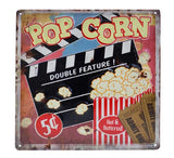 Wall Art / Plaque - Pop Corn - Metal