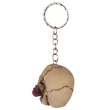 Keyring - Skulls and Roses Skull (Set of 24 Assorted)