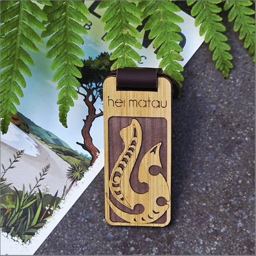 Bamboo Keyring : Hei Matau Keyrings + Keychains