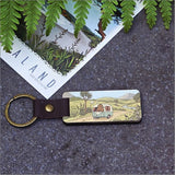 Bamboo Keyring Printed: Kiwi + Caravan Keyrings + Keychains