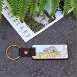 Bamboo Keyring Printed: Lake Tekapo Keyrings + Keychains