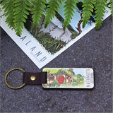 Bamboo Keyring Printed: Matamata (Hobbiton) Keyrings + Keychains