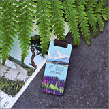 Bamboo Keyring Printed: Mount Cook Keyrings + Keychains