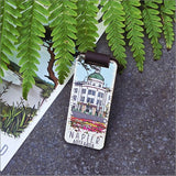 Bamboo Keyring Printed: Napier 1 (T&G) Keyrings + Keychains