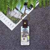 Bamboo Keyring Printed: Napier 2 (Pania) Keyrings + Keychains