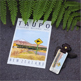 Bamboo Keyring Printed: Taupo (national park) Keyrings + Keychains