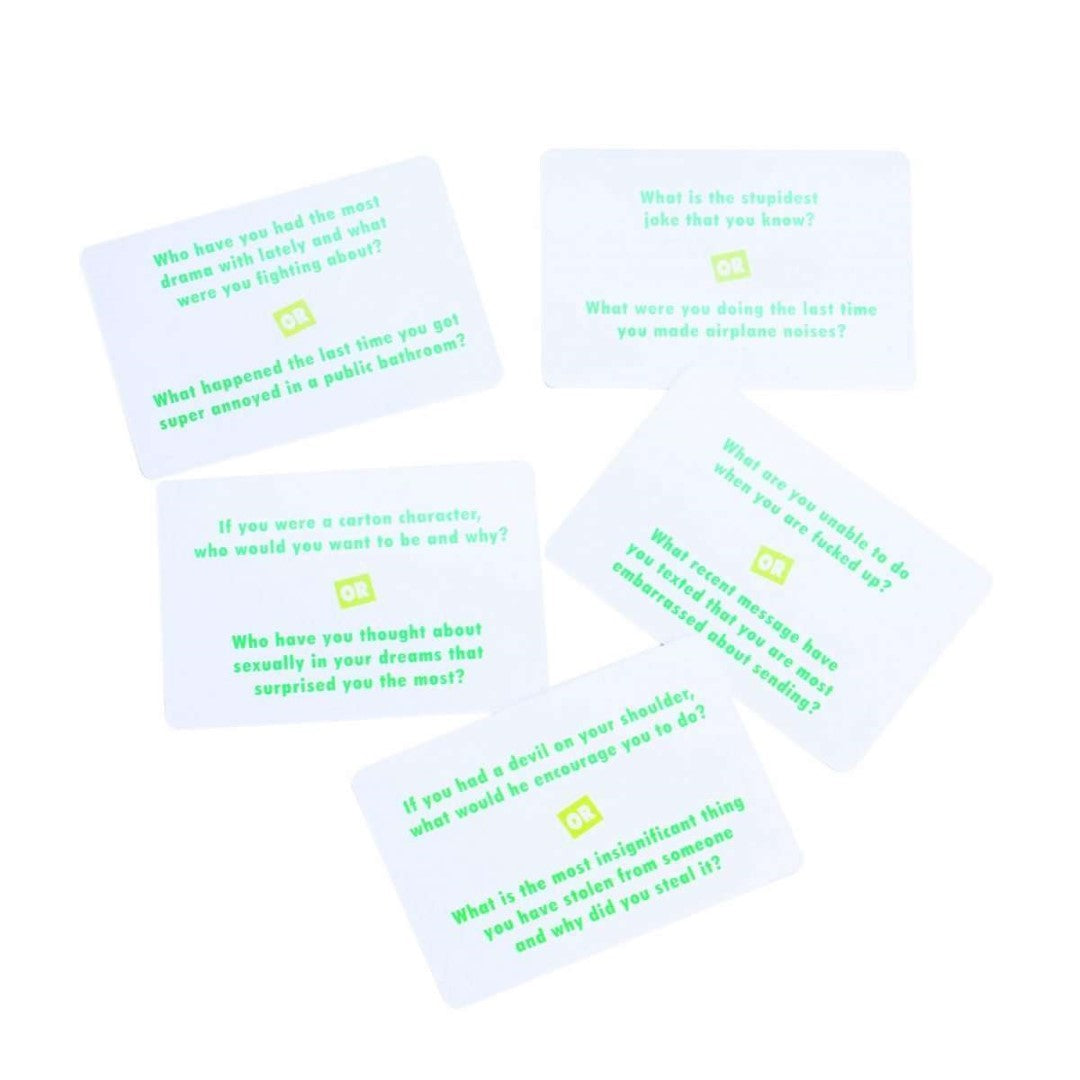 Card Game - Extreme Personal Questions for Stoners