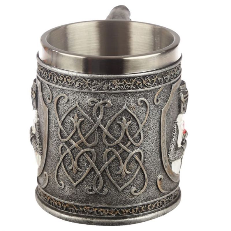 Tankard - Decorative Crusader Knight (15cm)