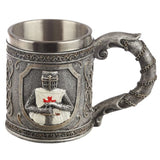 Tankard - Decorative Crusader Knight (15cm)