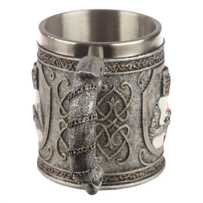 Tankard - Decorative Crusader Knight (15cm)