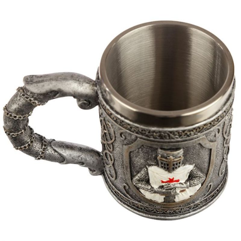 Tankard - Decorative Crusader Knight (15cm)