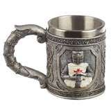 Tankard - Decorative Crusader Knight (15cm)