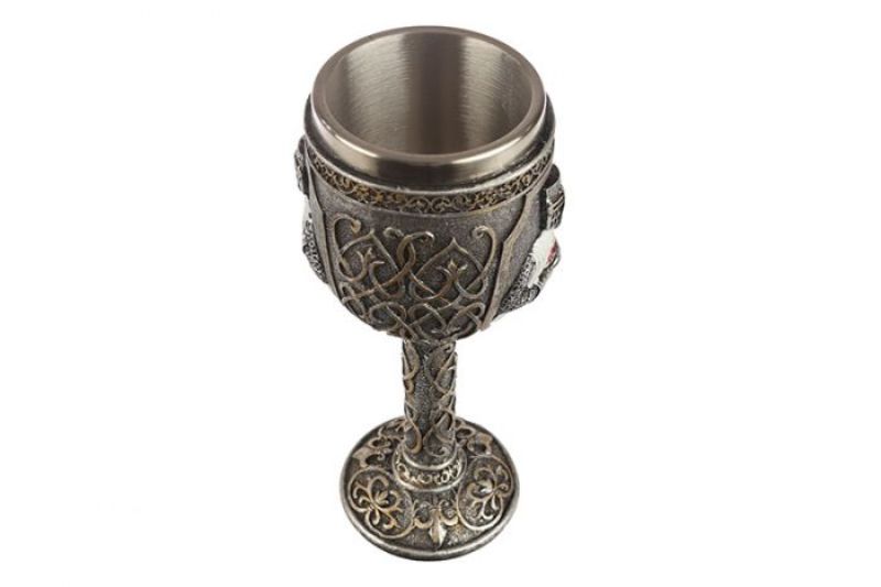 Goblet - Decorative Crusader Knight (19.5cm)