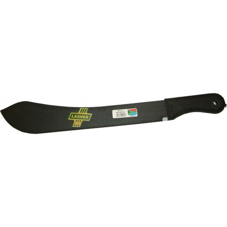 Machettes Bullnose with 16" blade and poly handle, perfect for gardening, clearing scrub, and camping.